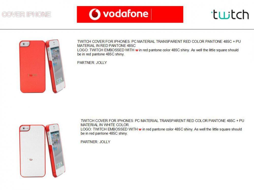 ​Чехлы для мобильных телефонов по заказу компании Vodafone
