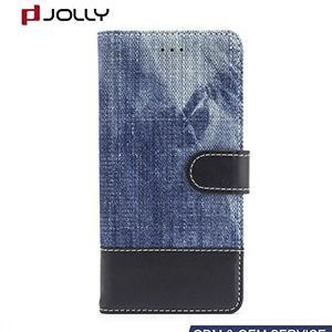 Чехол-кошелек из джинсовой ткани с карманом под карты, чехол для Huawei P10 Lite